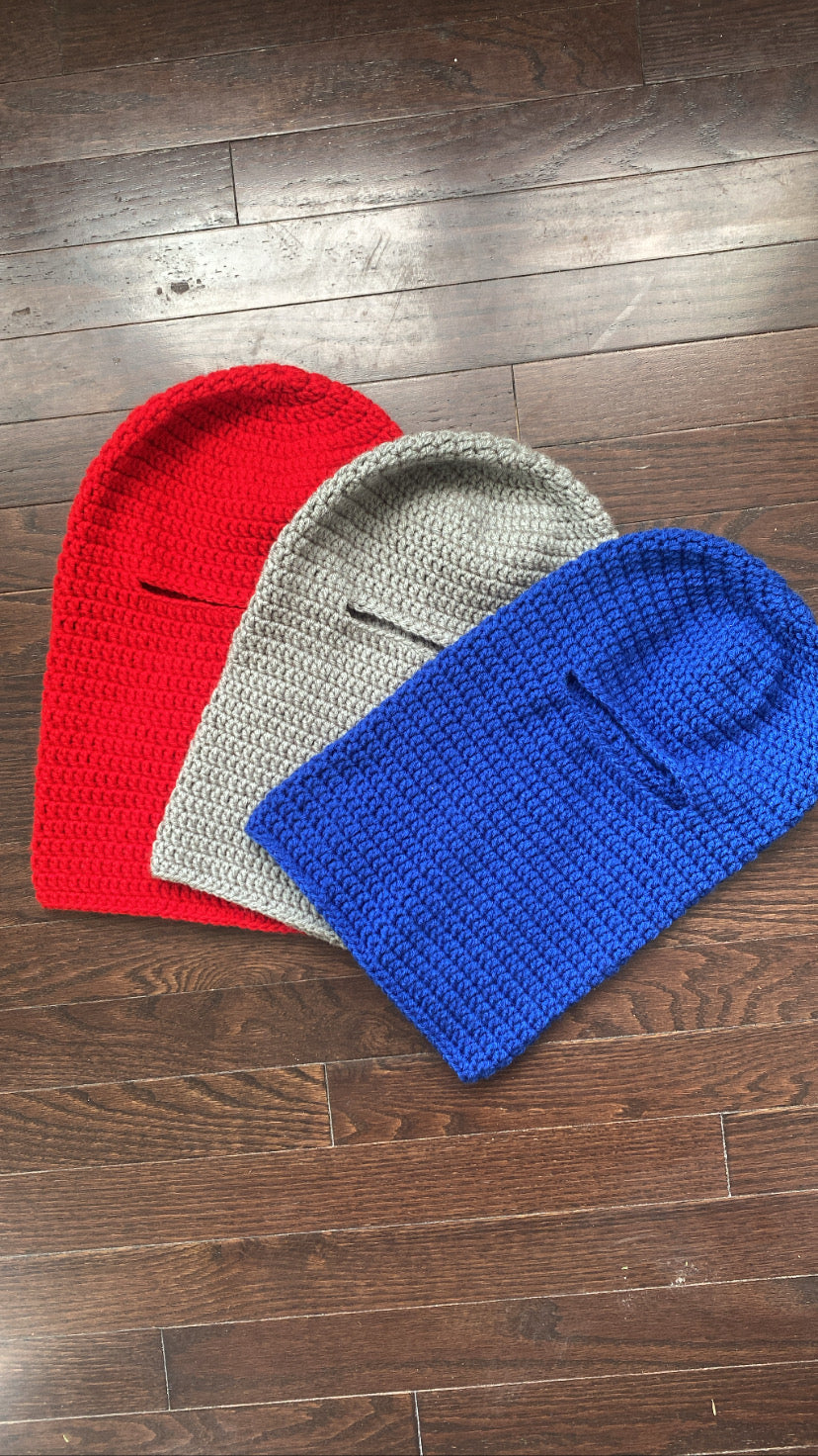 Crochet ski mask
