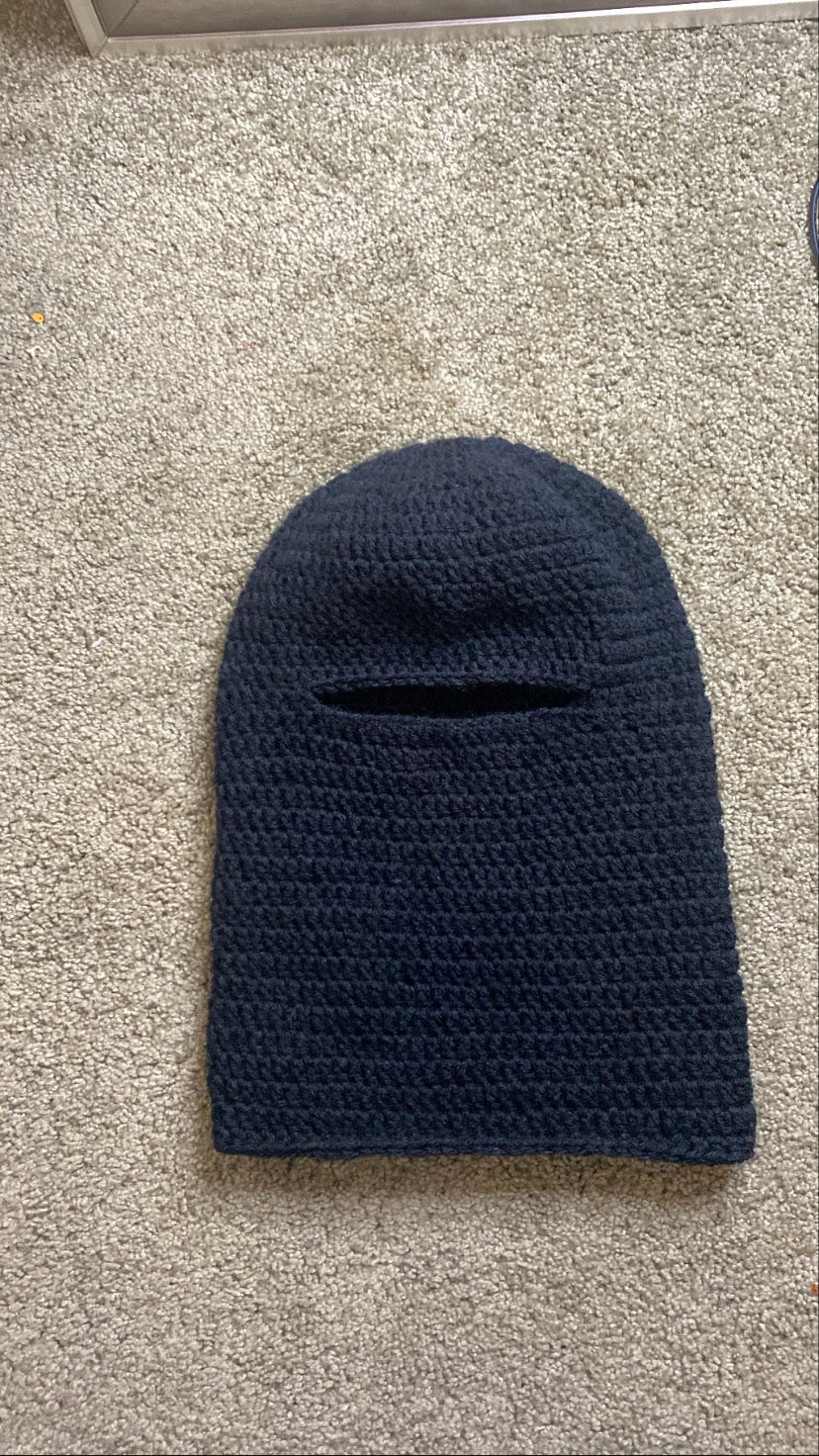 Crochet ski mask